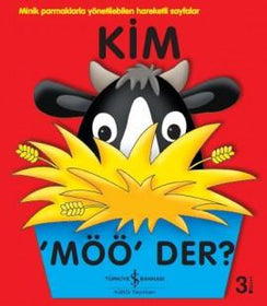 Kim "Möö" Der? Hareketli Kitap  kapak resmi İş Bankası Kültür Yayınları KartonKinder