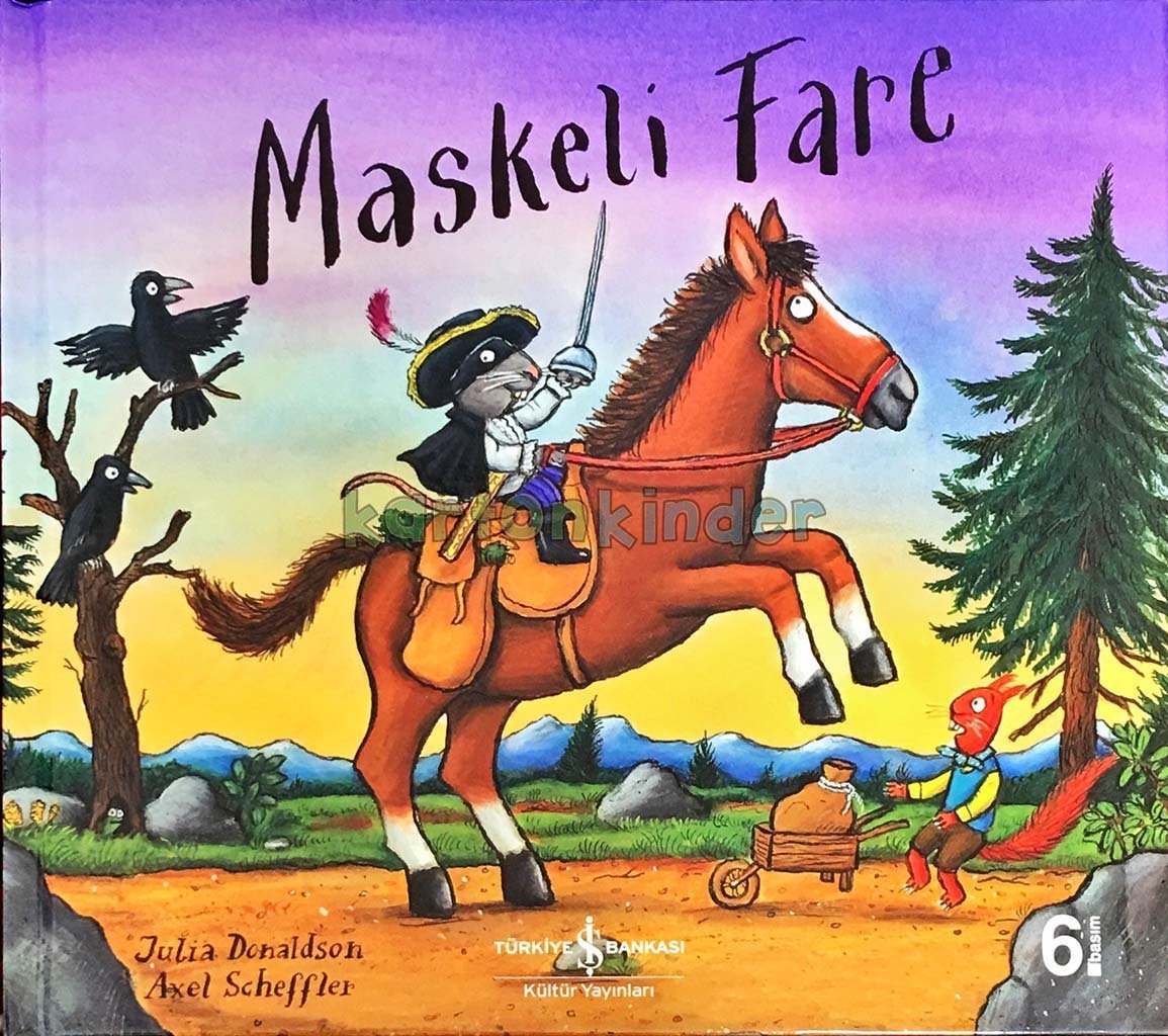 Maskeli Fare (Ciltli Kapak)  kapak resmi İş Bankası Kültür Yayınları KartonKinder