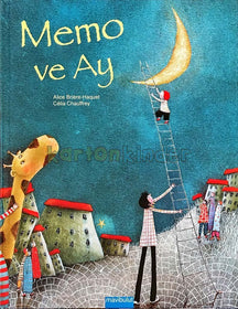 Memo ve Ay  kapak resmi Mavibulut Yayınları KartonKinder