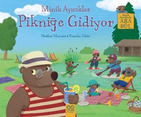 Minik Ayıcıklar Pikniğe Gidiyor - Ara ve Bul - 1001 Çiçek Kitaplar KartonKinder