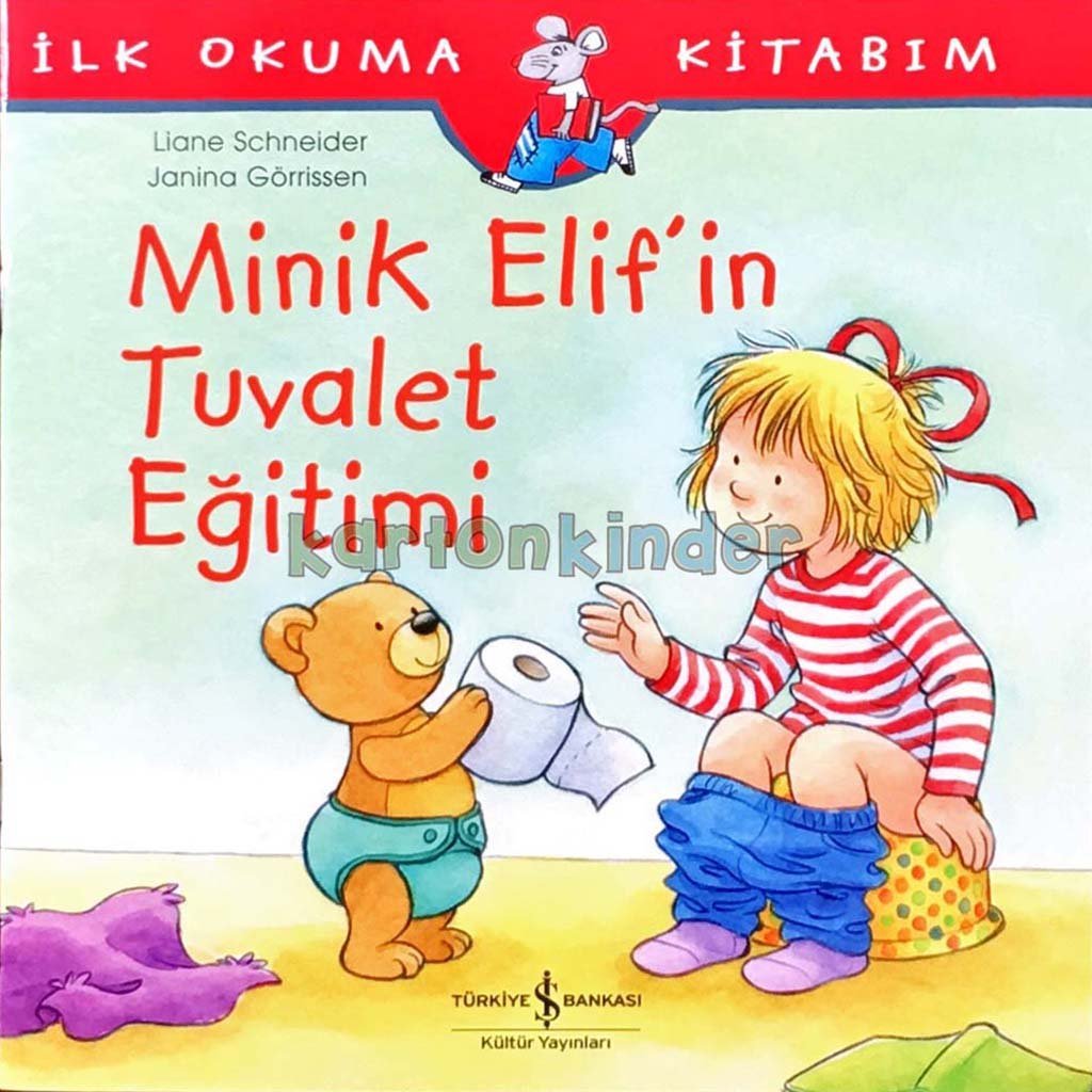 Minik Elif’in Tuvalet Eğitimi  kapak resmi İş Bankası Kültür Yayınları KartonKinder