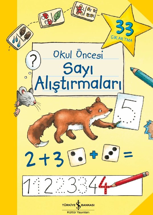 Okul Öncesi Sayı Alıştırmaları - İş Bankası Kültür Yayınları KartonKinder