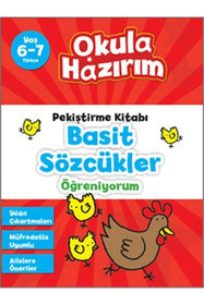 Okula Hazırım- Basit Sözcükler (6-7 Yaş) - Doğan Egmont Yayıncılık KartonKinder