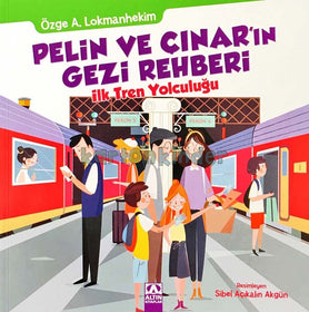 Pelin ve &Ccedil;ınar'ın Gezi Rehberi - İlk Tren Yolculuğu  kapak resmi Altın Kitaplar KartonKinder