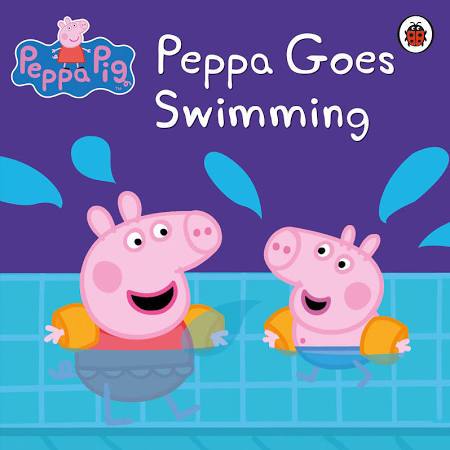 Peppa Pig Peppa Goes Swimming (Book and CD)  kapak resmi penguin books KartonKinder
