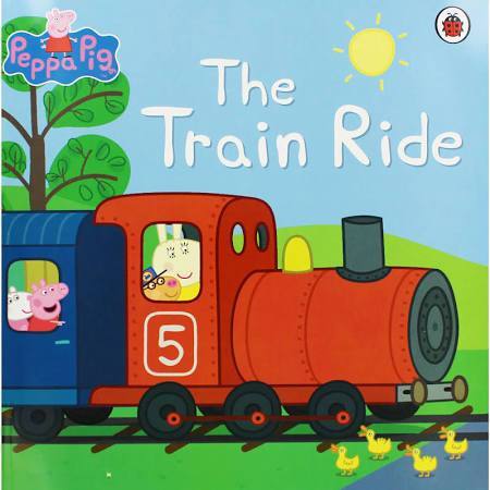 Peppa Pig The train Ride (Book and CD)  kapak resmi penguin books KartonKinder