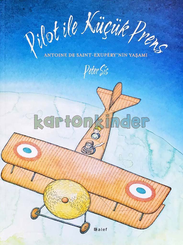 Pilot ile K&uuml;&ccedil;&uuml;k Prens  kapak resmi Alef Yayınevi KartonKinder