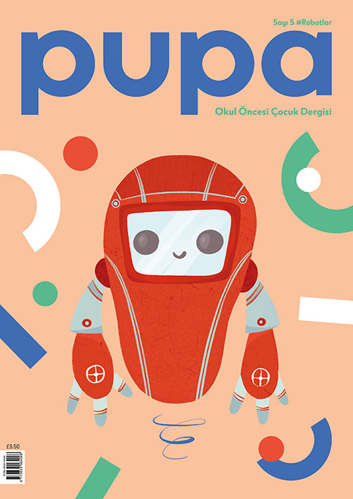 Pupa Dergi- Sayı 5  kapak resmi Lydia Media Ltd. KartonKinder