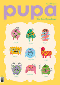 Pupa Dergi- Sayı 6  kapak resmi Lydia Media Ltd. KartonKinder