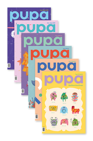 Pupa Dergi- 6'lı Set (1.-6.Sayılar)  kapak resmi Lydia Media Ltd. KartonKinder