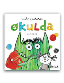 Renk Canavarı Okulda (ciltli kapak)  kapak resmi Nesin Yayınevi KartonKinder