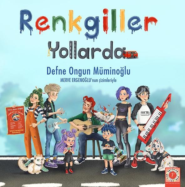 Renkgiller Yollarda  kapak resmi Artemis Yayınları KartonKinder