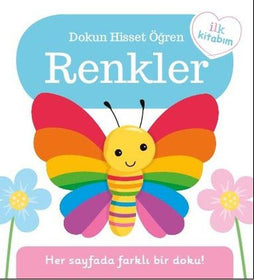 Renkler - Dokun Hisset Öğren İlk Kitabım - Pearson Çocuk Kitapları KartonKinder