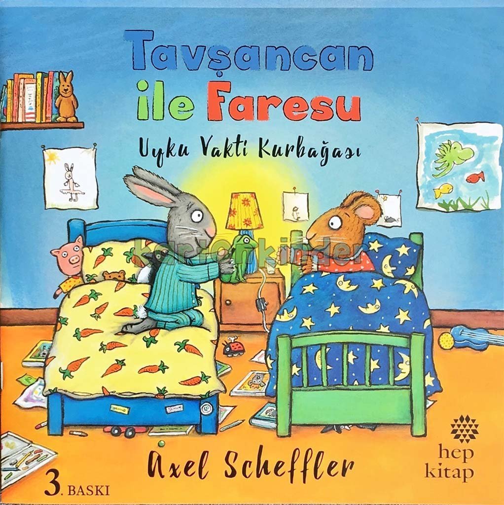 Tavşancan ile Faresu: Uyku Vakti Kurbağası  kapak resmi Hep Kitap KartonKinder