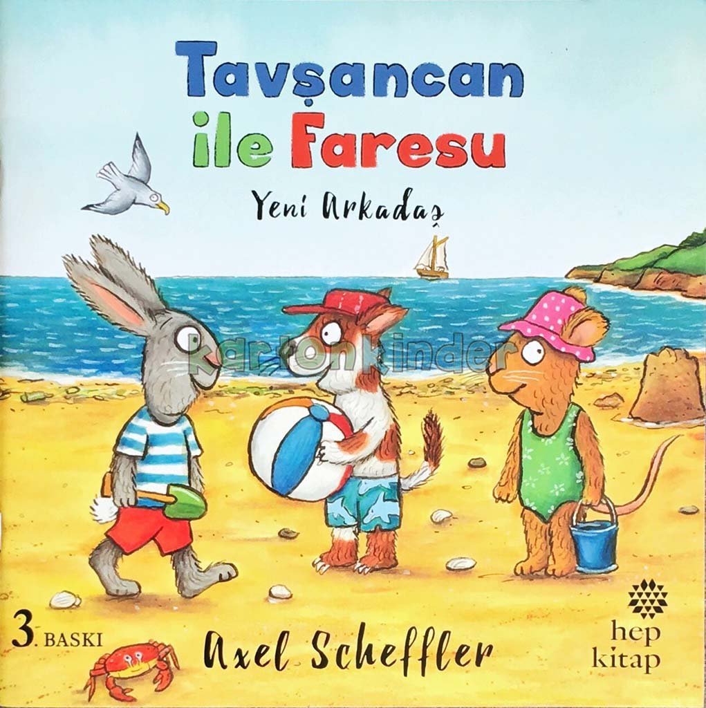 Tavşancan ile Faresu: Yeni Arkadaş  kapak resmi Hep Kitap KartonKinder