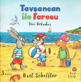 Tavşancan ile Faresu: Yeni Arkadaş  kapak resmi Hep Kitap KartonKinder