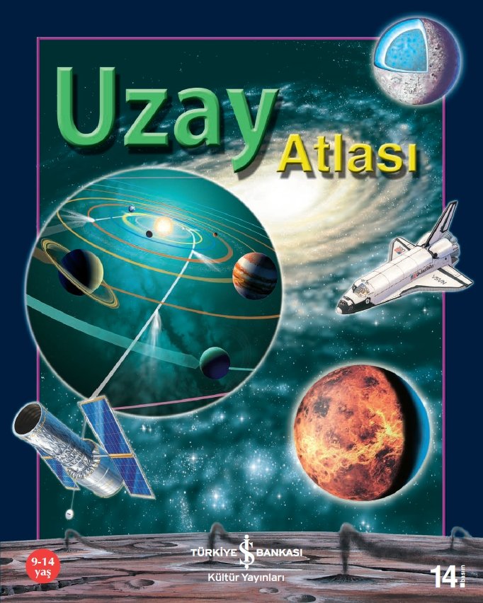 Uzay Atlası - İlk Bilim Kütüphanem - İş Bankası Kültür Yayınları KartonKinder