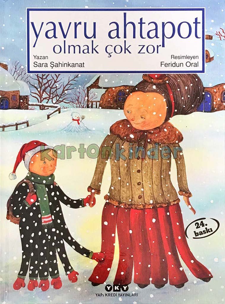 Yavru Ahtapot Olmak Çok Zor  kapak resmi Yapı Kredi Yayınları KartonKinder